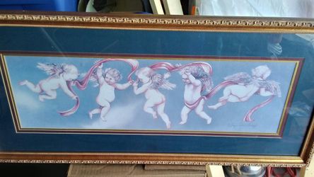 Vintage " They Had Wings " Print