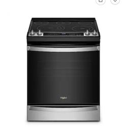 Whirlpool Electric Range 6.4 Cu Air Fry New WEE745HOLZ