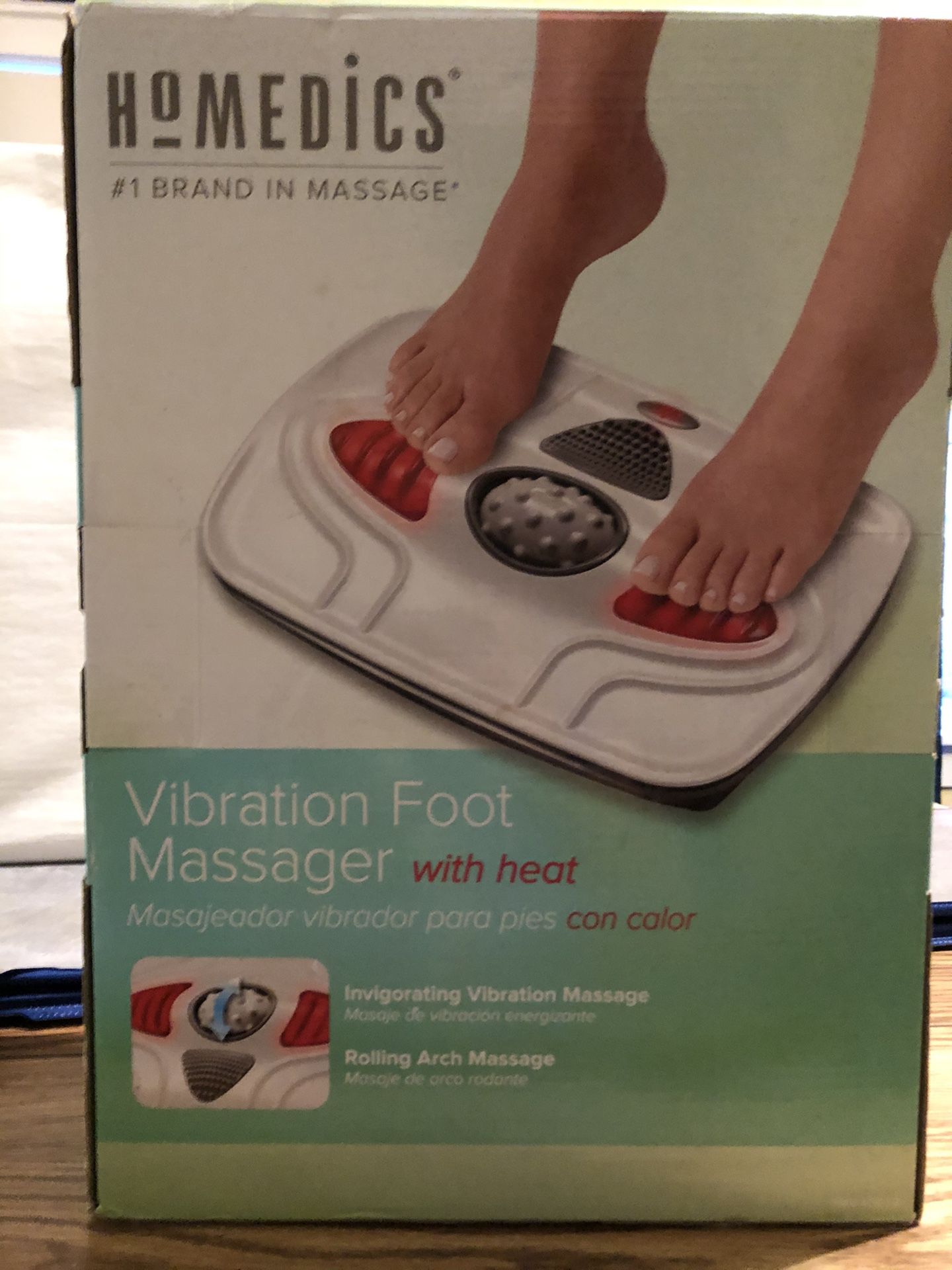 Unopened Homedics vibration foot massager