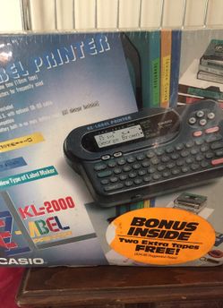 Casio label printer