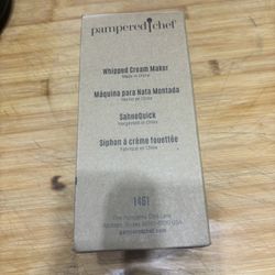 Pampered Chef Whipped Cream Maker