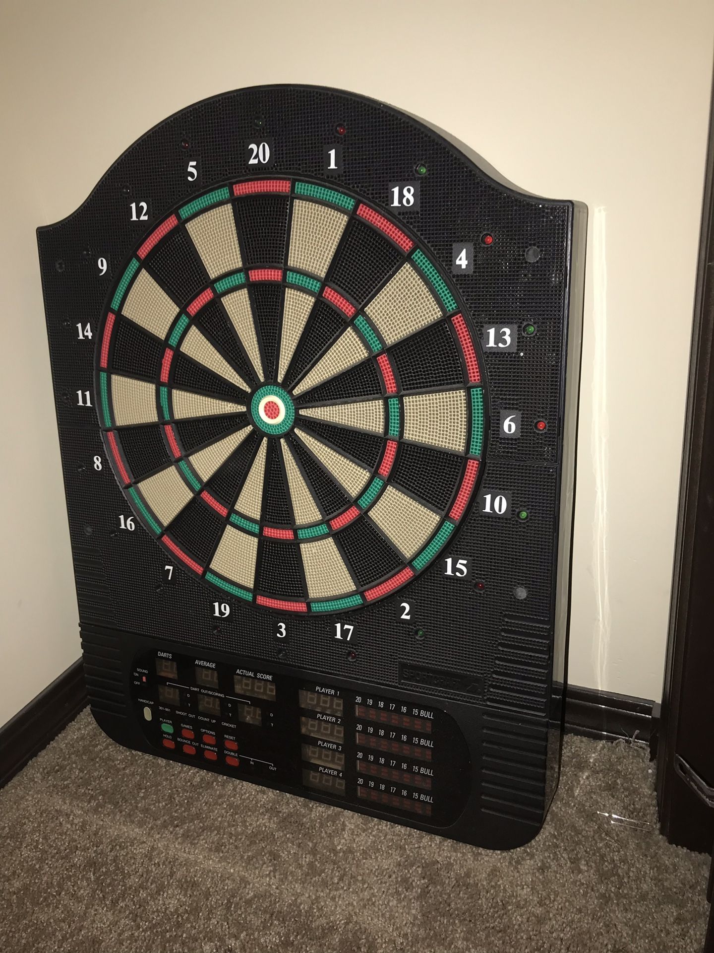 Dartboard - does not work; for looks only. You might be able to fix. May have darts to add later (+$5)