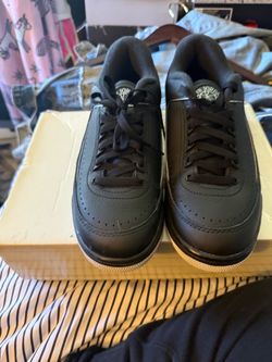 Retro 2 lows black and silver