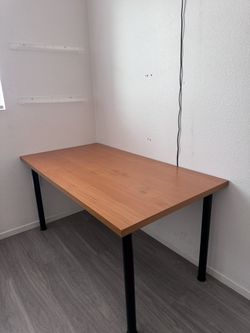 wooden desk
