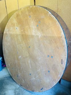 Round Wooden Party Tables