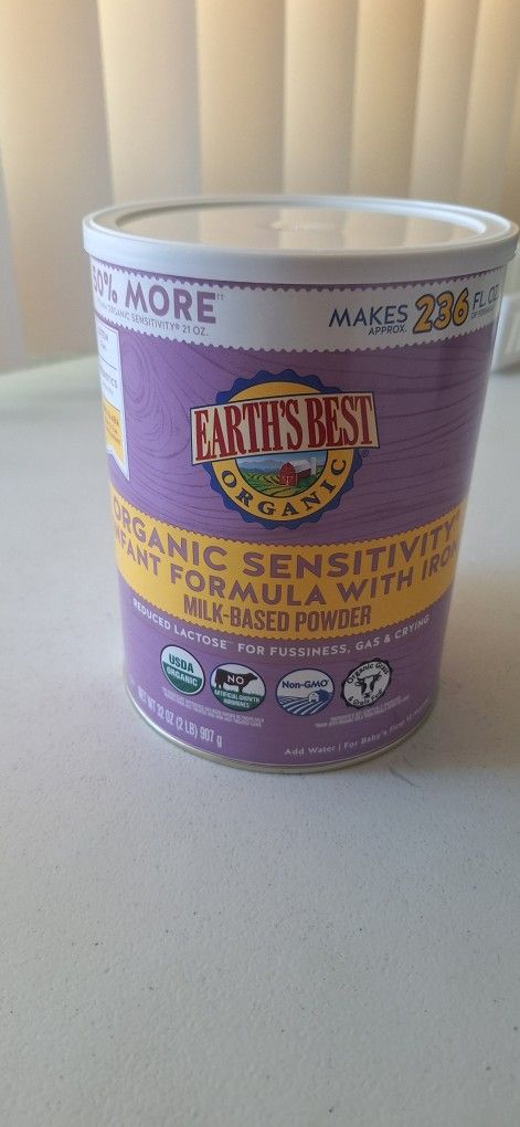 Earth's Best Organic Formula - 32 Oz Large