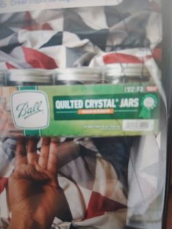 QUILT CRYSTAL JARS