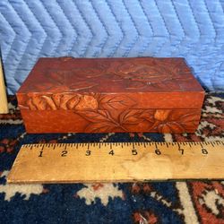 Vintage Japanese Lacquered Box Signed K Oyama
