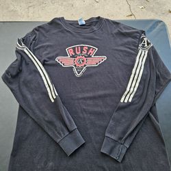 Rush 2012 Clockwork Angel's Tour Y2K Longsleeve M&O Knits Tee