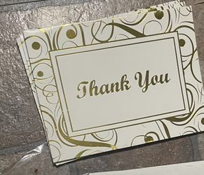 8 “Thank You”    cards With Envelopes 