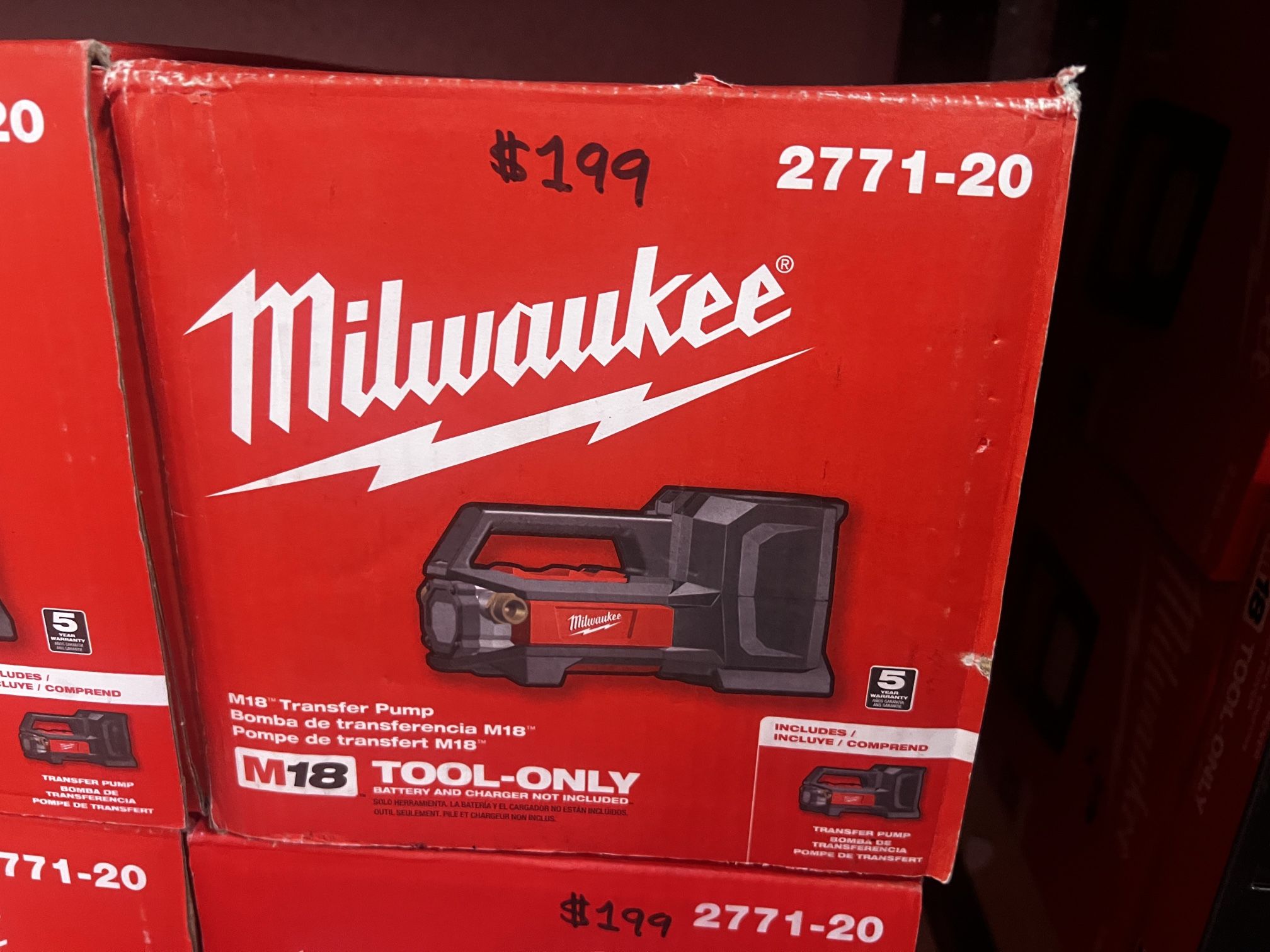 Milwaukee M18 Transfer Pump Tool Only