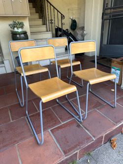 Vintage Ikea Dining or patio chairs Stackable