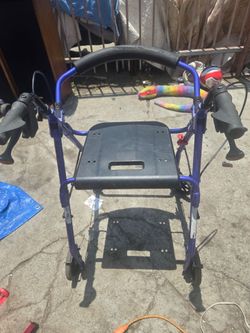 Wheel chair purple