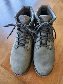 Timberland boots men size 10 green  $65