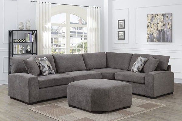 Clayton Sectional Couch Graphite U5350