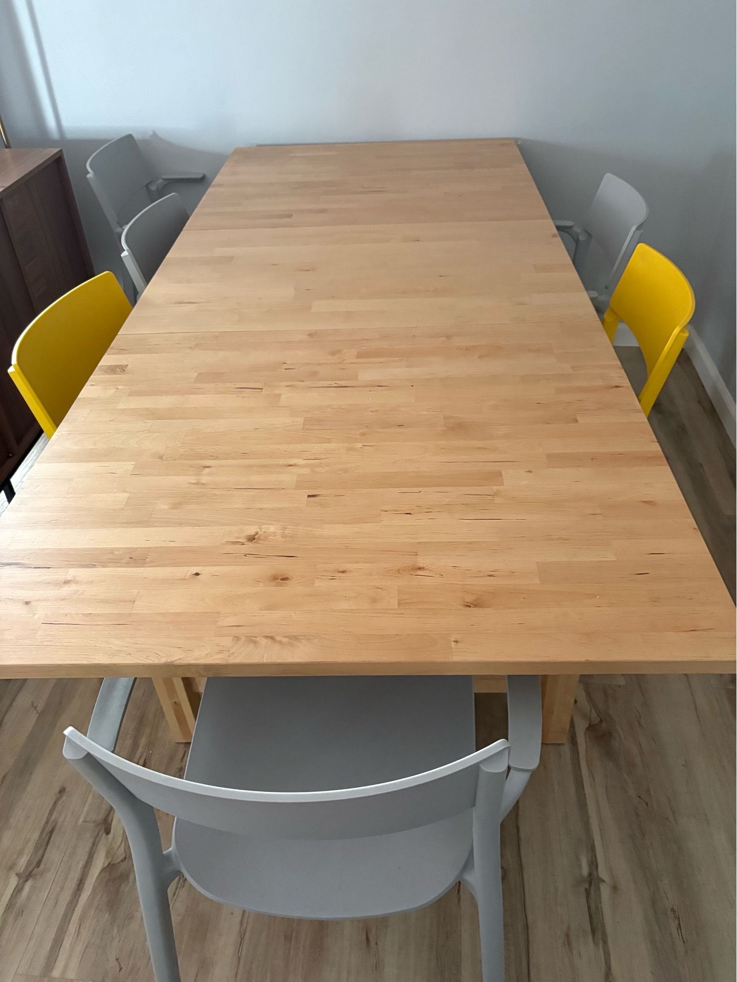 PENDING - Dining Table + Set of 6 Chairs