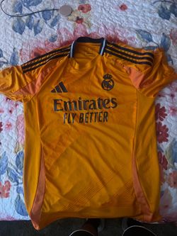 Real Madrid 25-25 orange away jersey rep