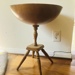 Antique Wood Yarn Bowl
