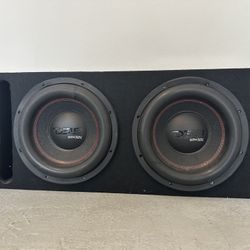 Mint Pair Of 12” D18 Subwoofers In New Box 