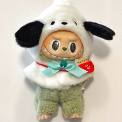 Labubu Clothes Sanrio Pochacco Clothing Outfits for Your Exciting Macaron and Have A Seat Plushies Pendants