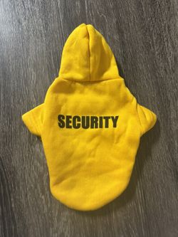 XS Dog “Security” Hoodie