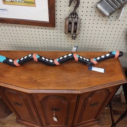 Decorative wooden snake