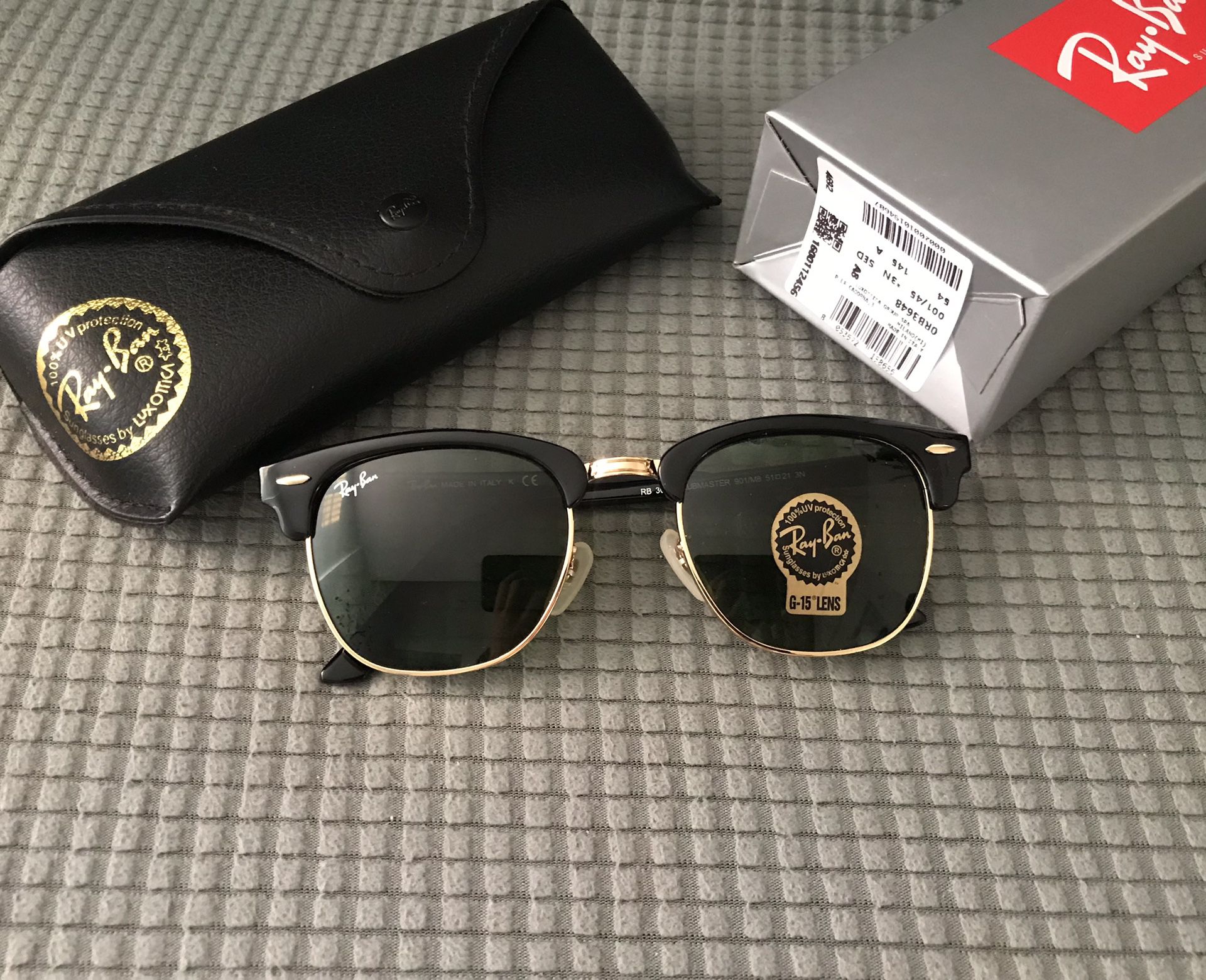 Black Frame Clubmaster 3016 Unisex Sunglasses 