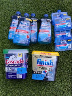 Dishwasher Deep cleaner,rinse I’d,finish power ball