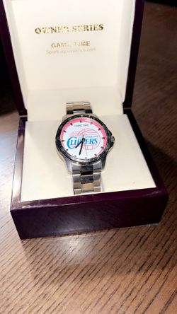 LA Clippers Silver Watch