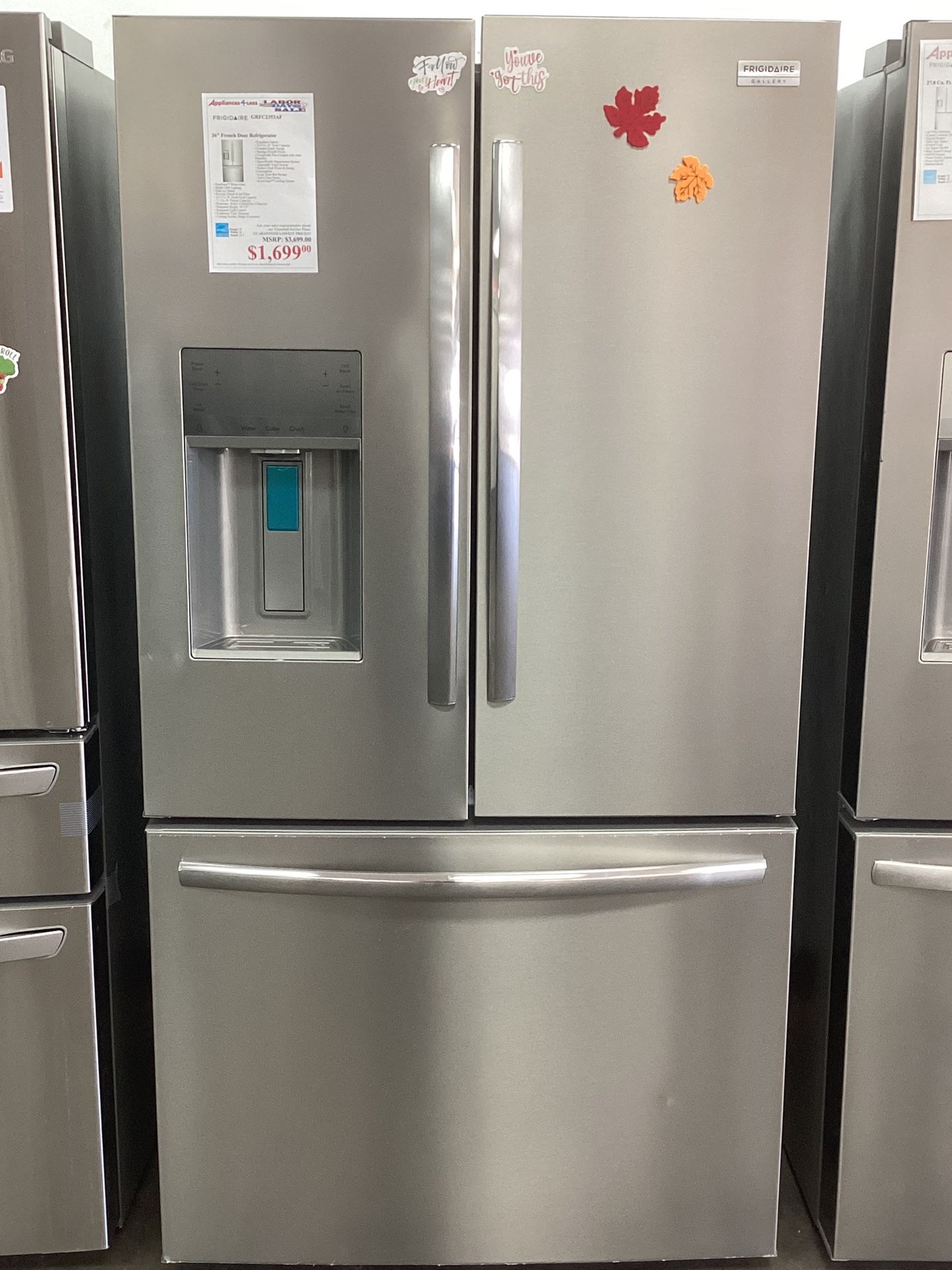 Frigidaire 3 Door Stainless 23 Ft.³ Counter Depth Design, Pure
