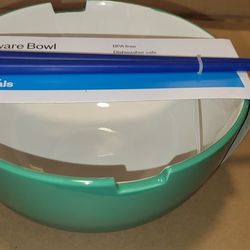 4 Stoneware Bowls With Chopsticks