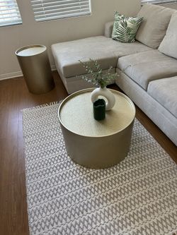 Hammered iron Coffe Table