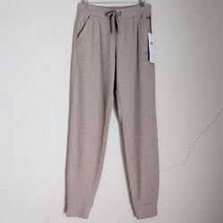 Alo Yoga Muse Sweatpant Size Small New with Tags Gravel Heather Cream
