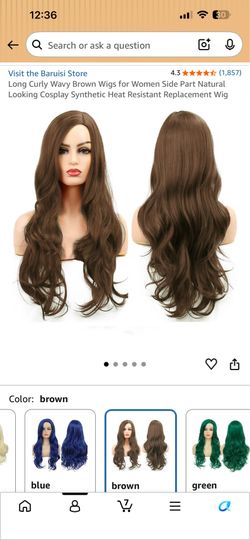 16in Synthetic Glueless Lace Front Wig