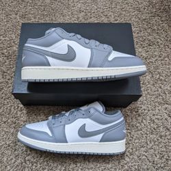 Air Jordan 1 Low Vintage Grey  Sizes 6.5y And 7y