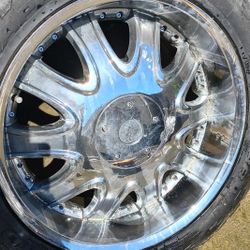 22” Fierro Rims – Set of 4 w/ 305/45R22 All-Terrain Tires