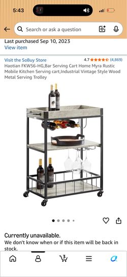 Bar cart