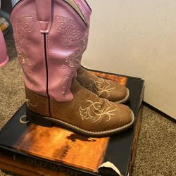 Girls Cowboy Boots Size 2.5y