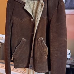  Unisex Jacket Brown 1980s