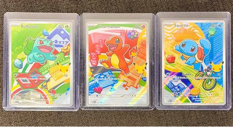 Pokémon 30th Anniversary First Partner Illustration Collection Cards
