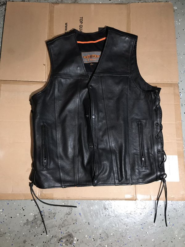 Men S Leather Motorcycle Vest Size M For In Las Vegas Nv Offerup