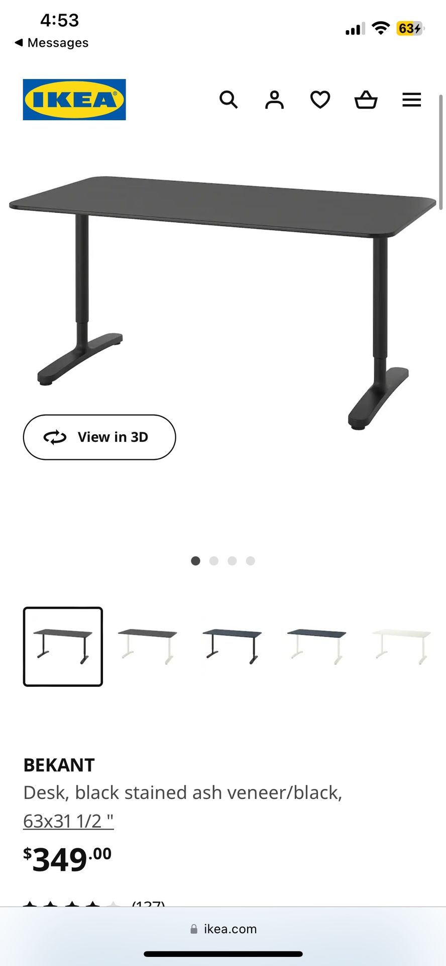 IKEA Bekant Desk for Sale in Santa Ana, CA OfferUp