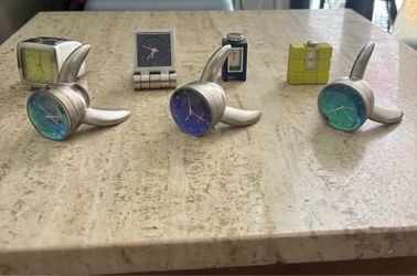 Android Clock Collection Timepiece Vintage Retro Desk Office Clocks LOT