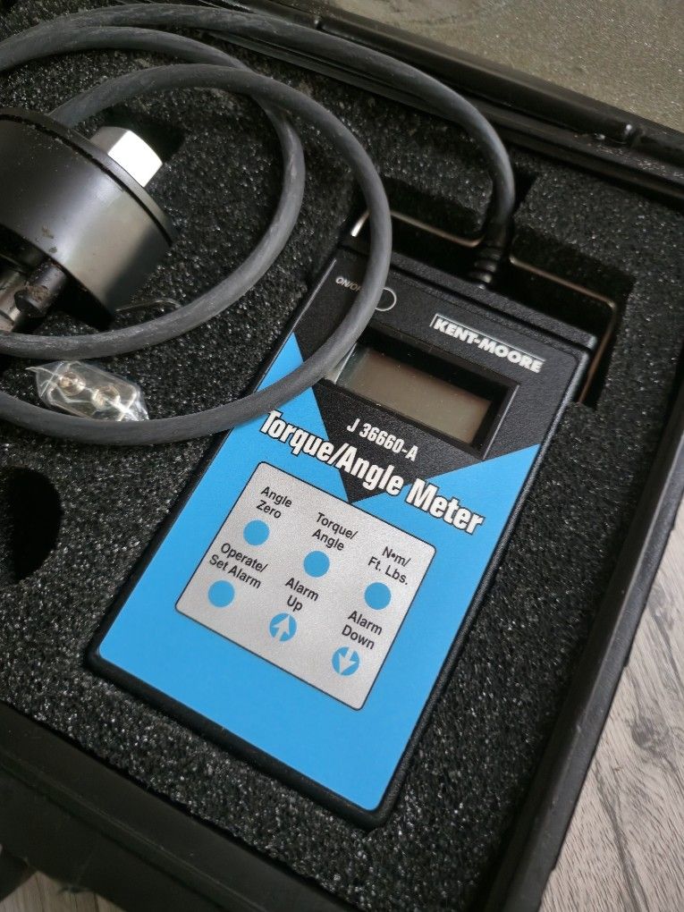 KENT MOORE TOOL J-36660 TORQUE ANGLE METER KentMoore J36660 Torque Angle Gauge Meter Engine Auto