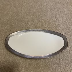 Mikasa Crown Jewel Platinum Butter Tray