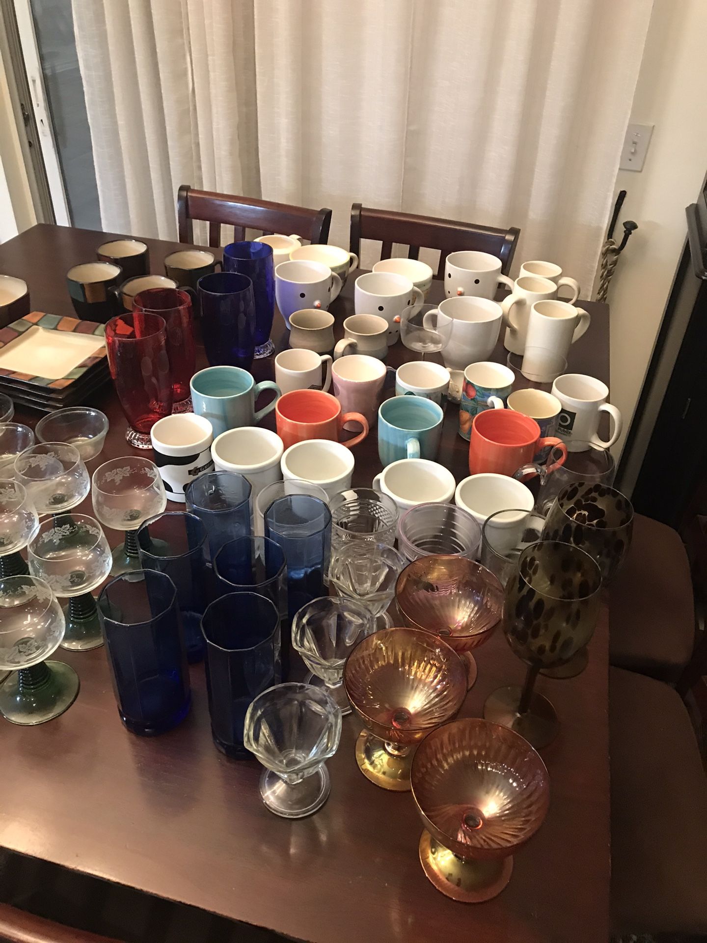 cups and glasses