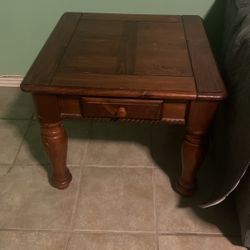 Small Table With Side Drawer