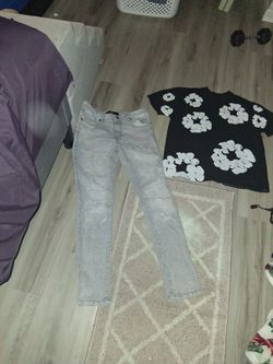 Jeans and shirt