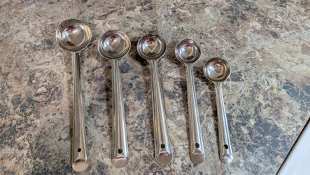 Stainless Steel Measuring Spoons Set of 5