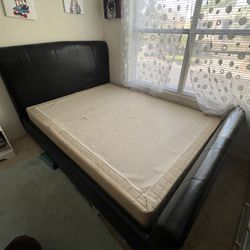 Queen Bed Box Spring And Bed Frame